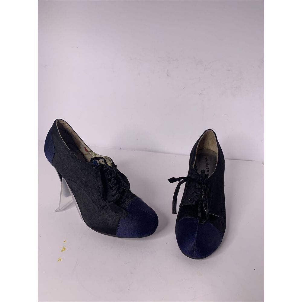 Vintage Madden Girl Nadia Lace Up Ankle Boots Sz‎ 7